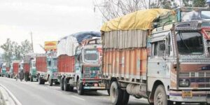 Truck driver protest 