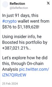 A CRYPTO WALLET HIKE $876 TO $1.2M IN 91 DAY'S ! TRADING THESE TOKENS ?