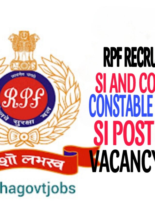 RPF SI AND CONSTABLE RECRUITMENT,2024